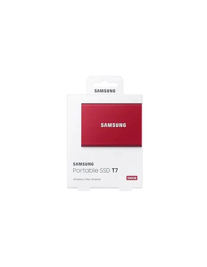 Внешний SSD Samsung T7 500Gb (MU-PC500R/WW) - фото 8