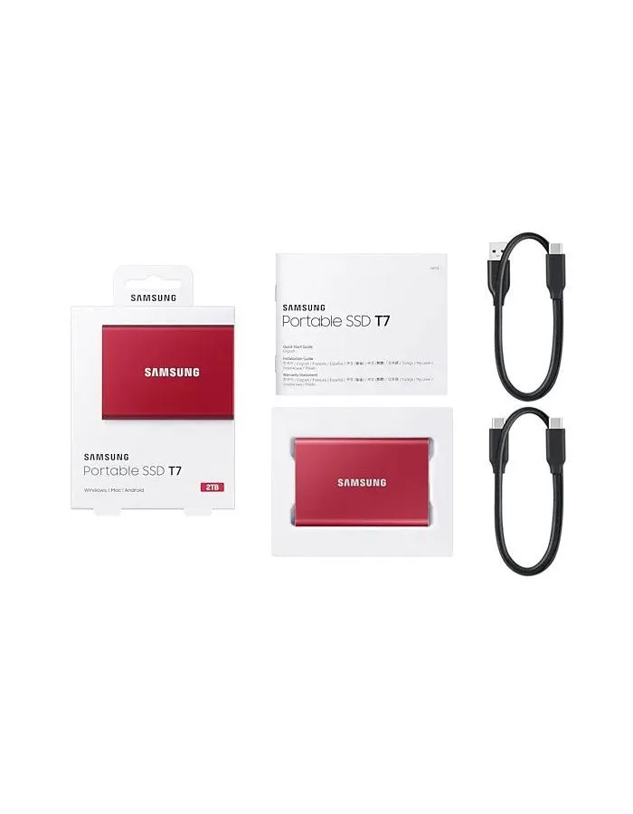 Внешний SSD Samsung T7 2Tb (MU-PC2T0R/WW) - фото 12