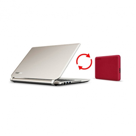 Внешний HDD Toshiba Canvio Advance 2Tb HDTCA20ER3AA) красный - фото 5