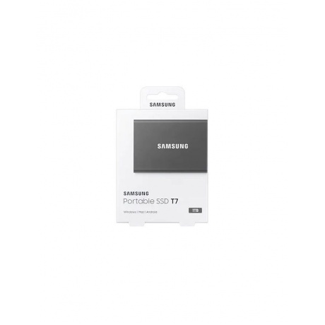 Внешний SSD Samsung Portable SSD T7 Touch 1 ТБ gray (MU-PC1T0TWW) - фото 12
