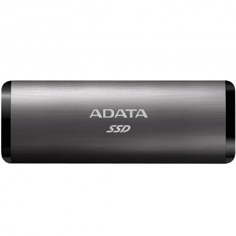 Внешний SSD A-Data SE760 256Gb (ASE760-256GU32G2-CTI) Titanium - фото 1