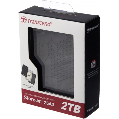 Внешний HDD Transcend USB 3.0 2Tb TS2TSJ25A3K 2.5 черный - фото 5
