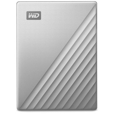 Внешний HDD Western Digital My Passport Ultra for Mac 4Tb (WDBPMV0040BSL-WESN) Silver - фото 1