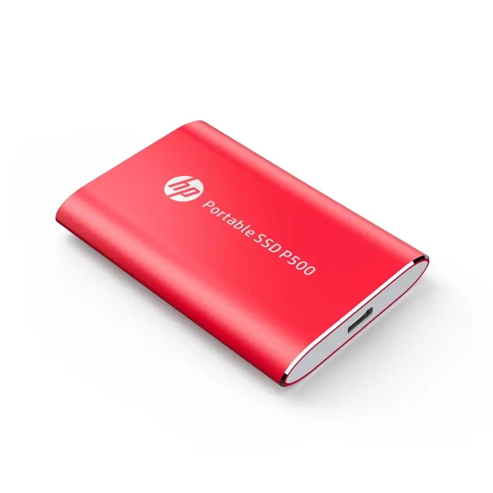 Фото - Внешний SSD HP P500 120Gb (7PD46AA) Red твердотельный накопитель hp p500 120gb silver 7pd48aa abb