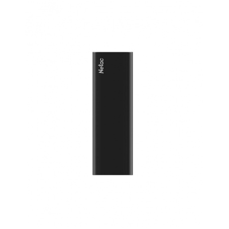 Внешний SSD Netac Z SLIM Aluminum Type C Black 1TB (NT01ZSLIM-001T-32BK) - фото 1