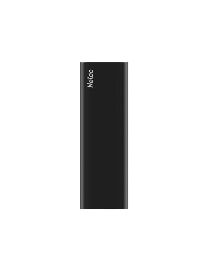 Внешний SSD Netac Z SLIM Aluminum Type C Black 1TB (NT01ZSLIM-001T-32BK) твердотельный накопитель netac external zx 1tb black nt01zx 001t 32bk