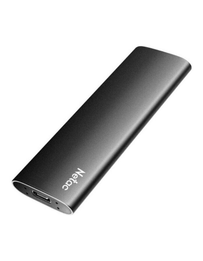 Внешний SSD Netac 500Gb Z SLIM (NT01ZSLIM-500G-32BK) Black внешний ssd накопитель netac zx 500gb nt01zx 500g 32bk