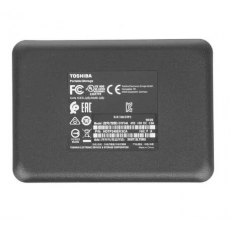 Внешний HDD Toshiba Canvio Ready 4.0Tb (HDTP340EK3СA) USB3.2, Black - фото 5