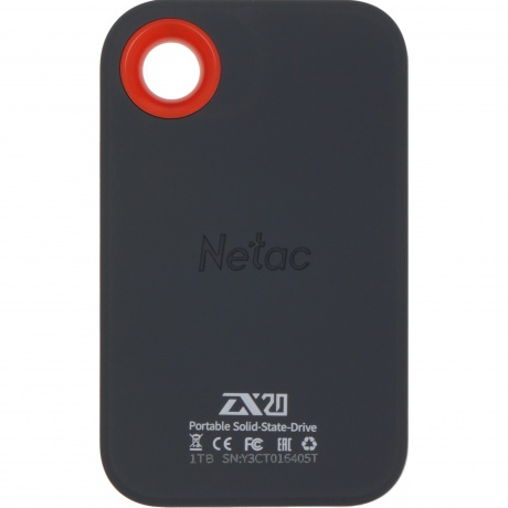 Внешний SSD Netac ZX20 1Tb (NT01ZX20-001T-32BL) - фото 3