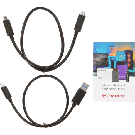 Внешний SSD Transcend 250Gb ESD260C (TS250GESD260C) Silver - фото 4