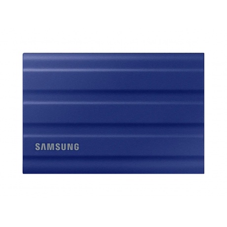 Внешний SSD Samsung 1Tb T7 Shield (MU-PE1T0R/WW) Синий - фото 1