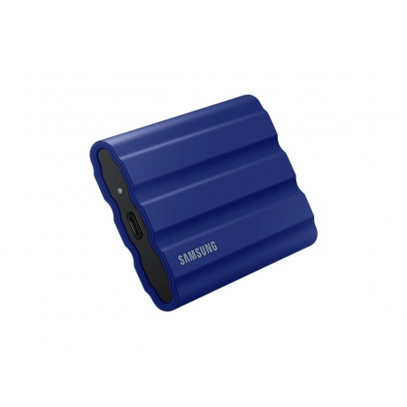 Внешний SSD Samsung 1Tb T7 Shield (MU-PE1T0R/WW) Синий - фото 7