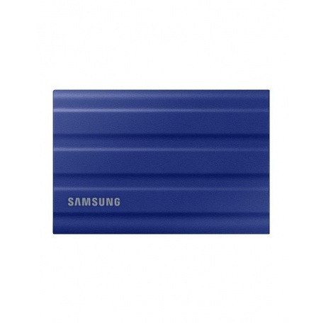 Внешний SSD Samsung 2Tb T7 Shield (MU-PE2T0R/WW) Синий - фото 1