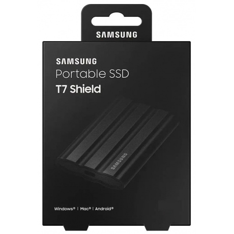 Внешний SSD Samsung 2Tb T7 Shield (MU-PE2T0S/WW) Чёрный - фото 2