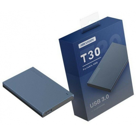 Внешний жесткий диск Hikvision T30 1TB Rubber Blue (HS-EHDD-T30(STD)/1T/Blue/Rubbe) - фото 10