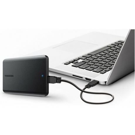 Внешний жесткий диск Toshiba Canvio basics 2TB black (HDTB520EK3AA) - фото 4