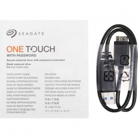 Внешний жесткий диск Seagate One Touch 1TB (STKY1000400) Black - фото 5