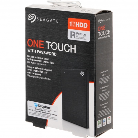 Внешний жесткий диск Seagate One Touch 1TB (STKY1000400) Black - фото 6