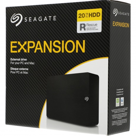 Внешний жесткий диск Seagate Expansion Desktop 20TB (STKP20000400) Black - фото 7