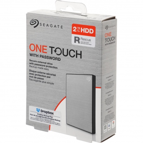 Внешний жесткий диск Seagate One Touch 2TB Grey STKY2000401 - фото 9