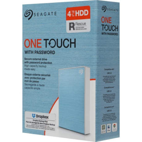 Внешний жесткий диск Seagate One Touch 4TB Blue STKZ4000402 - фото 8