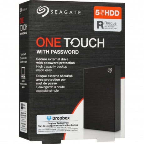 Внешний жесткий диск Seagate One Touch 5TB Black  STKZ5000400 - фото 5