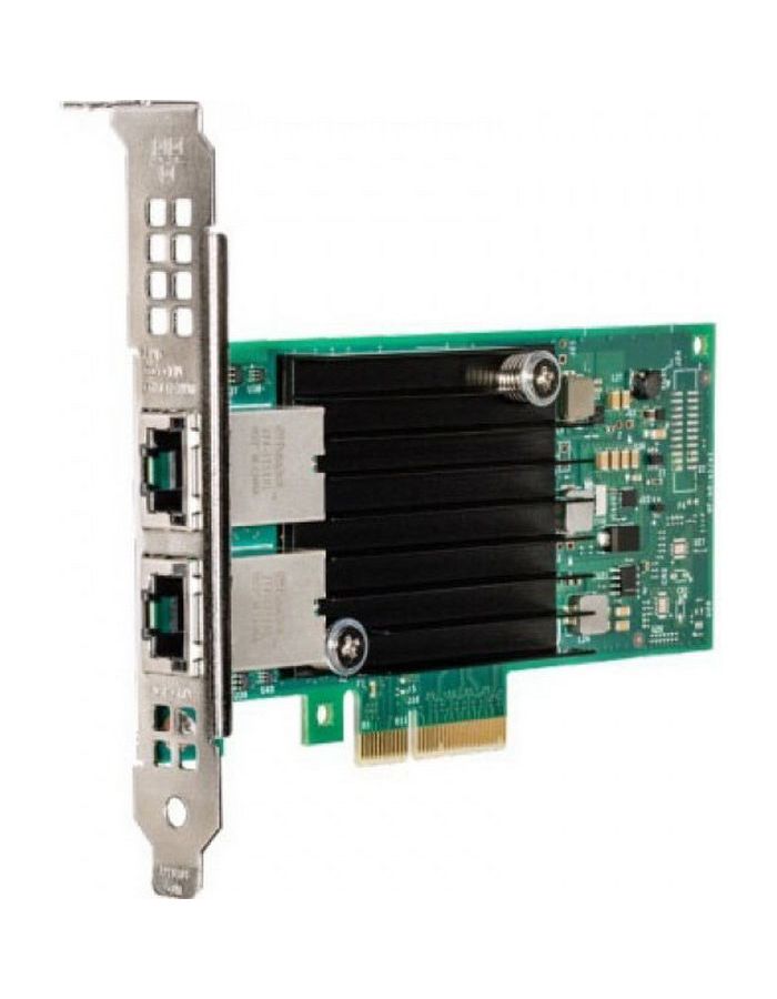 Сетевая карта Intel X550-T2 (X550T2BLK 940136) сетевая карта mellanox technologies mcx512a acat connectx 5 10 25gbe dual port sfp28 pcie3 0