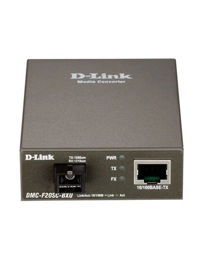 Медиаконвертер D-Link DMC-F20SC-BXU/B1A медиаконвертор d link dmc f02sc b1a