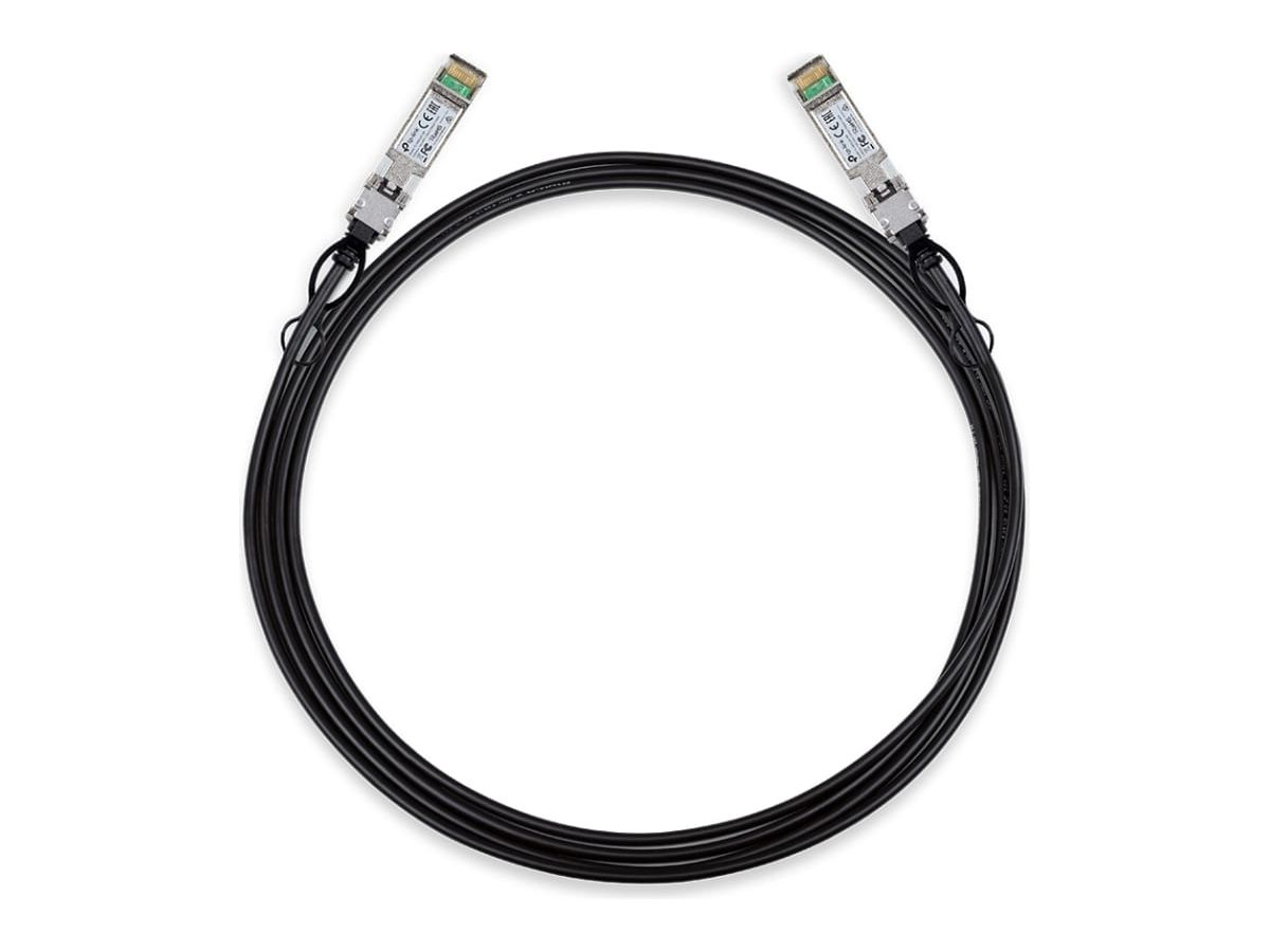 tp link tl sm5220 3m 3 метровый 10g sfp кабель прямого подключения Кабель прямого подключения TP-Link TL-SM5220-3M