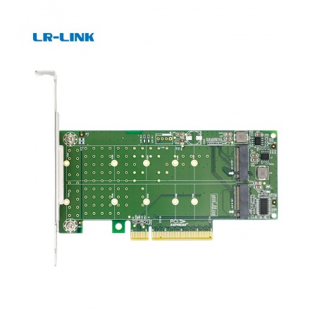 Адаптер LR-Link LRNV95N8 PCIe x8 to 2-Port M.2 - фото 1
