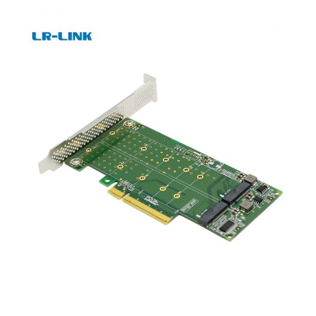 Адаптер LR-Link LRNV95N8 PCIe x8 to 2-Port M.2 - фото 2