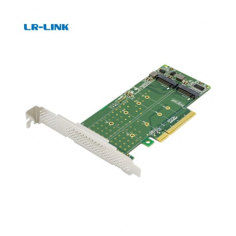 Адаптер LR-Link LRNV95N8 PCIe x8 to 2-Port M.2 - фото 4