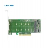 Адаптер LR-Link LRNV95N8 PCIe x8 to 2-Port M.2
