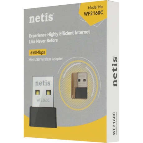 Wi-Fi адаптер USB Netis WF2160C - фото 5