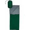 Спальный мешок-одеяло СМ001 (зелёный/серый+синий/серый)