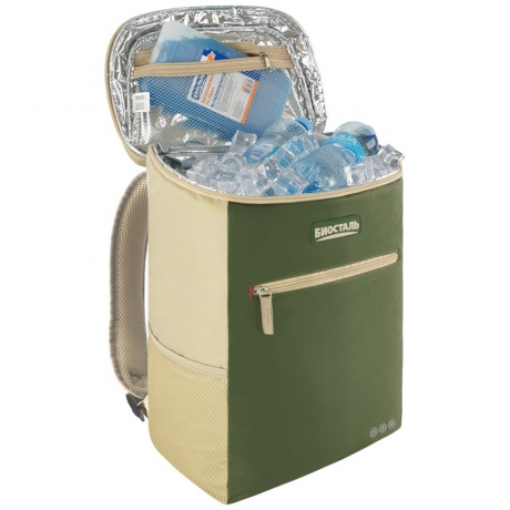 Рюкзак-холодильник Biostal Турист (25 л.), зеленый - фото 3