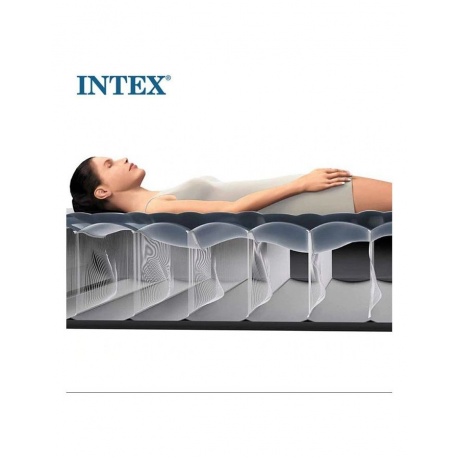 Кровать INTEX DURA-BEAM CLASSIC DOWNY, Jr. Twin, флок, 64756, 76x191x26 - фото 5