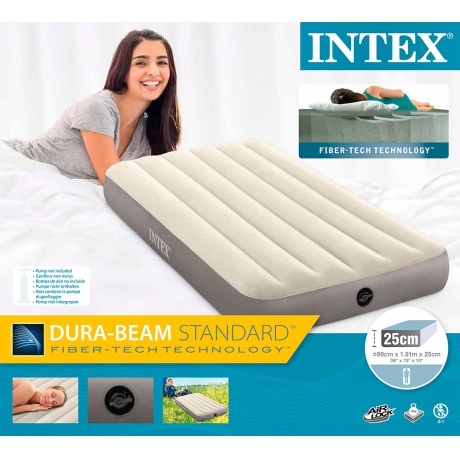 Кровать INTEX DELUXE SINGLE-HIGH AIRBED, Twin - фото 4