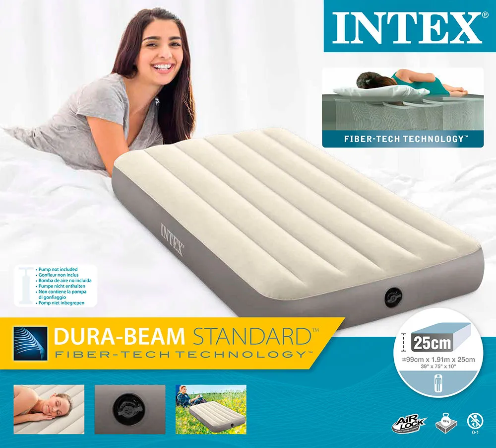 Кровать INTEX DELUXE SINGLE-HIGH AIRBED, Twin - фото 4