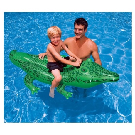 Игрушка надувная для плавания &quot;Крокодил&quot; 168*86см малый 58546NP - фото 5