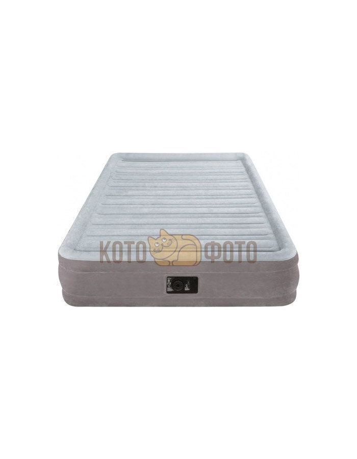 Кровать Intex 67768 Comfort-Plush Mid Rise, Full, электрический насос кровать intex essential rest queen luchtbed надувная светло серый