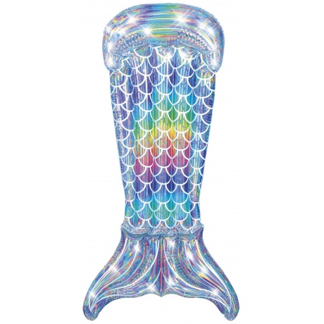 Надувной матрас 193*101см Радужный хвост русалки Bestway 43413 - фото 1