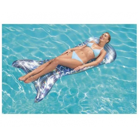 Надувной матрас 193*101см Радужный хвост русалки Bestway 43413 - фото 7