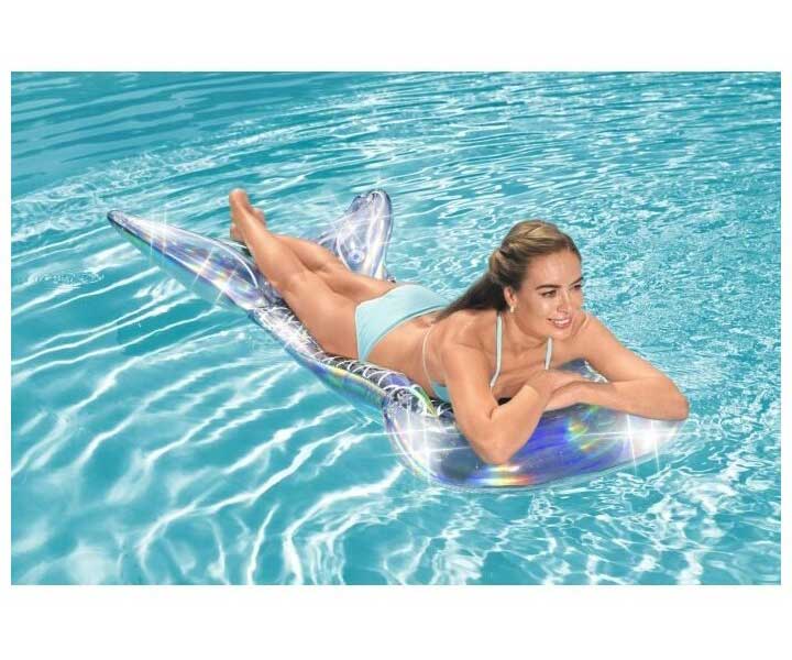 Надувной матрас 193*101см Радужный хвост русалки Bestway 43413 - фото 8