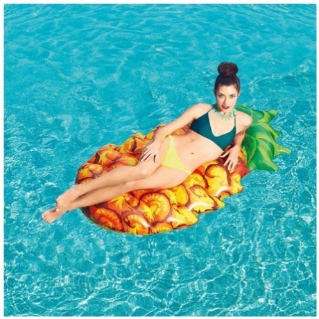 Надувной матрас 174*96 см  Ананас Bestway 43310 - фото 8