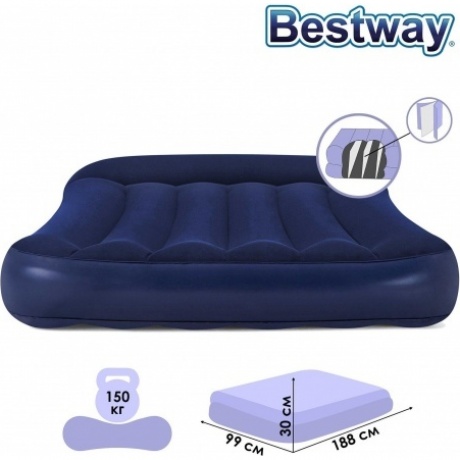 Матрас надувной Twin 188*99*30 см Bestway 67680 - фото 10