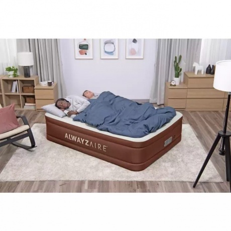Кровать надувная BestWay Alwayzaire 152x203x51cm 69037 - фото 2