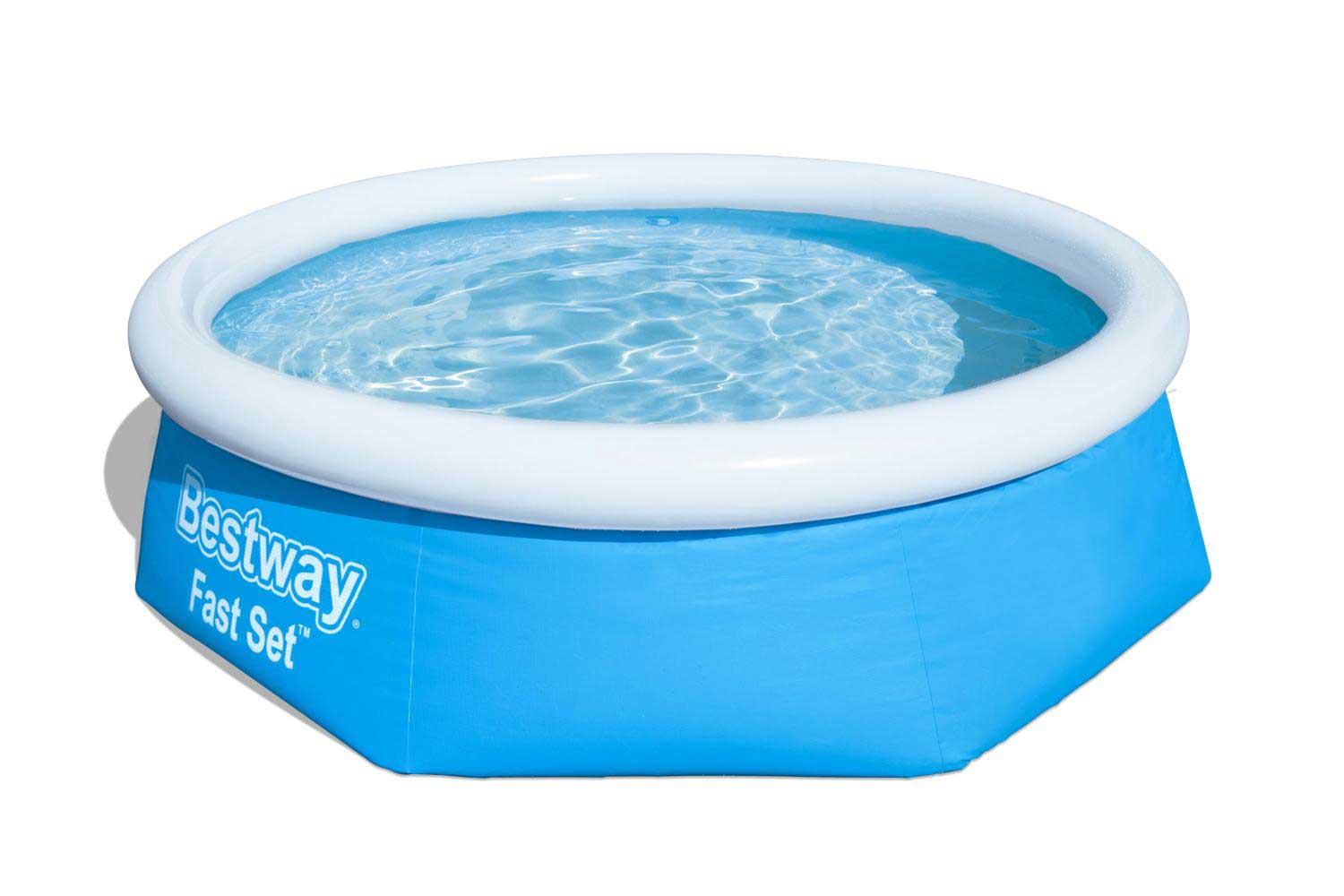Бассейн надувной Bestway 57268, 244х66см, 2300л, (насос с фильтром) плавающий тренажер аксессуары для бассейна надувной бассейн игрушка детские поплавки тренировочный круг для бассейна