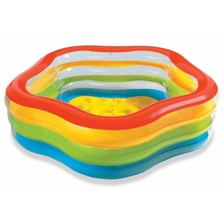 Детский бассейн Intex Цвета лета 56495 - фото 3