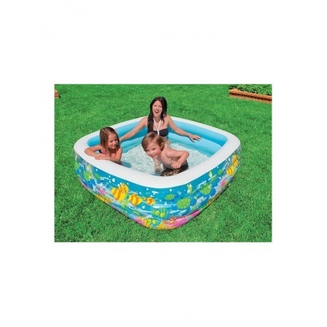 Бассейн надувной INTEX Аквариум, 57471, 159x159x50 - фото 2